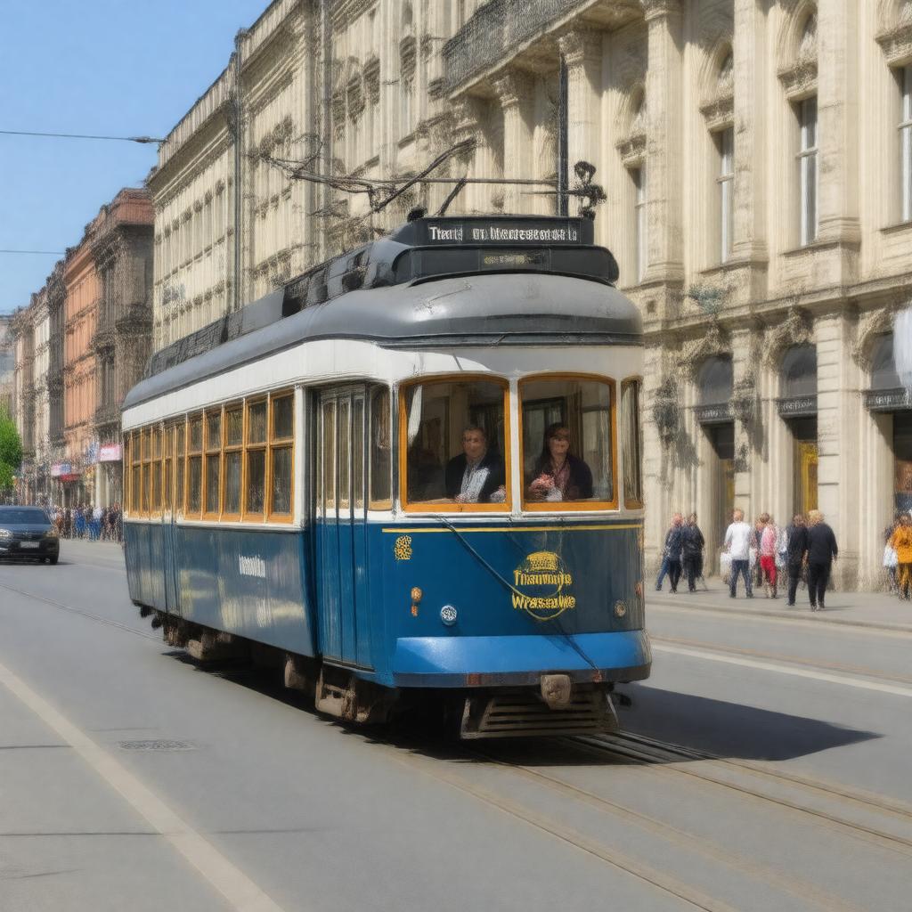 Trams in Warsaw